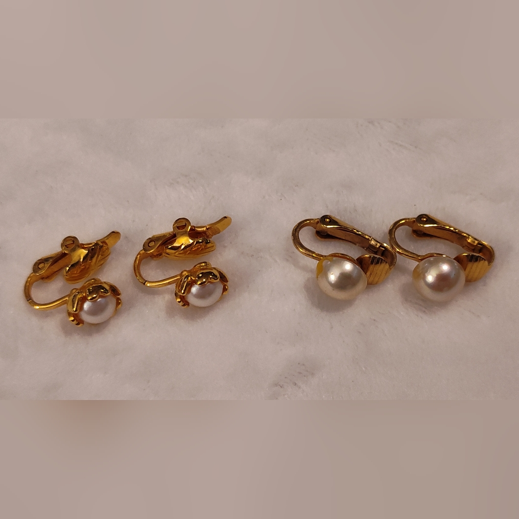 Vintage Clip On Earrings (2prs)